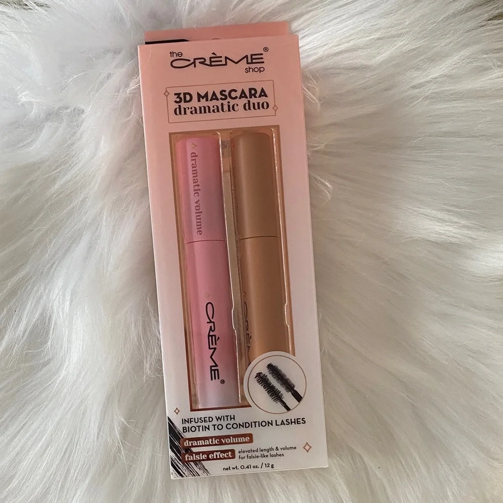 The Crème Shop 3D Mascara Duo — new in packaging